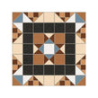Barnet Marron Halton 31.6cm x 31.6cm Wall and Floor Tile