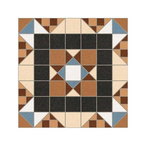 Barnet Marron Halton 31.6cm x 31.6cm Wall and Floor Tile