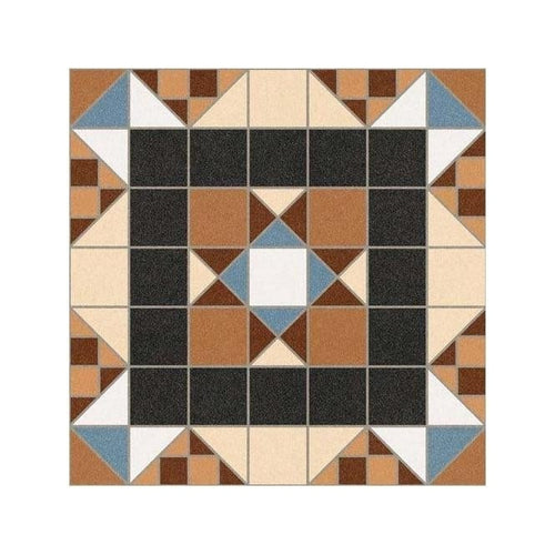 Barnet Marron Halton 31.6cm x 31.6cm Wall and Floor Tile