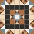 Barnet Marron Halton 31.6cm x 31.6cm Wall and Floor Tile