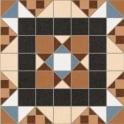 Barnet Marron Halton 31.6cm x 31.6cm Wall and Floor Tile