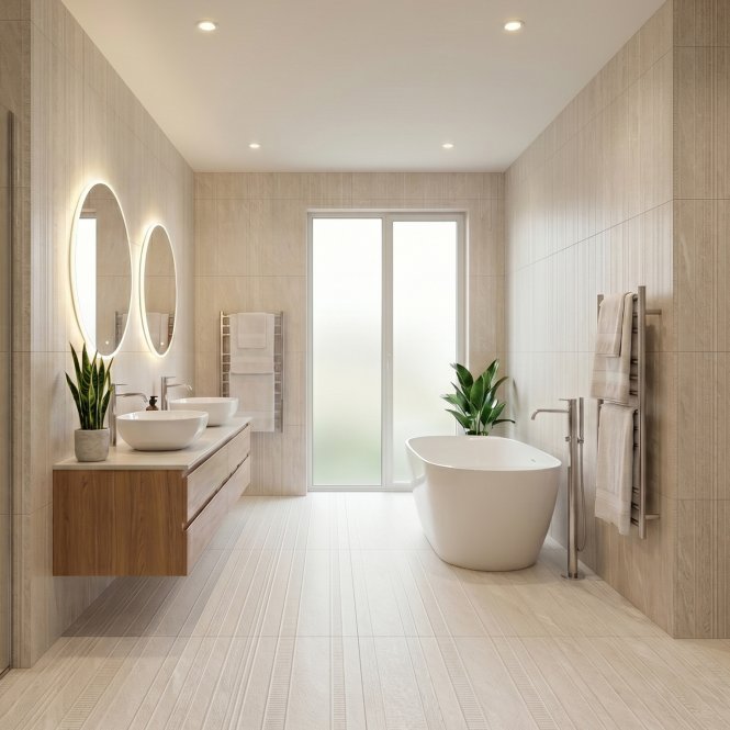 Basalte Blanco Carven Texture 60cm x 120cm Wall & Floor Tile
