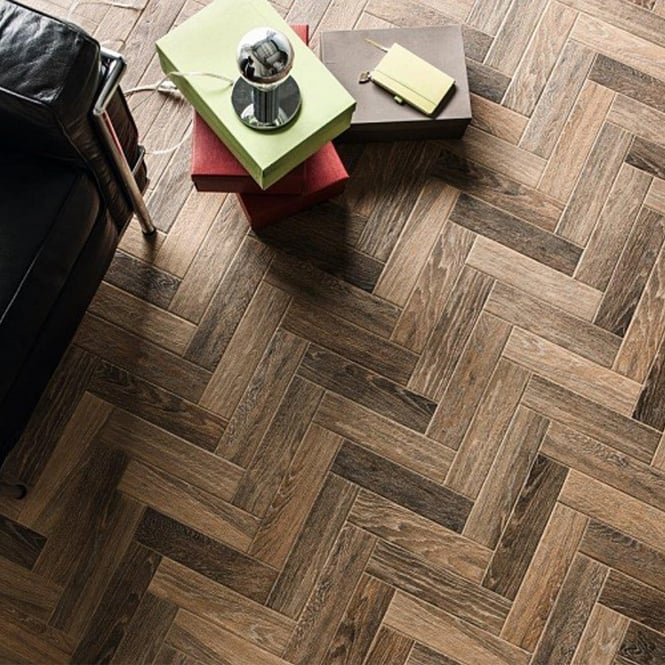Italian Design Bayker Faubourg Brun 7cm x 28cm Wall & Floor Tiles