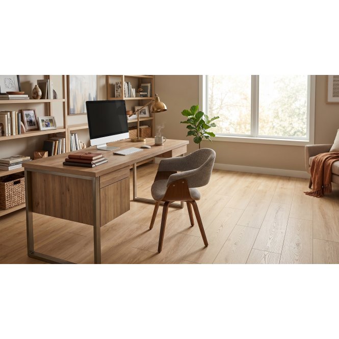 Beechwood Laminate 19.7cm x 121.8cm x 8mm (2.4 Sq/M Per Pack)