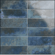 Bellagio Blu 10cm x 30cm Wall Tile