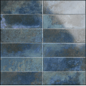 Bellagio Blu 10cm x 30cm Wall Tile