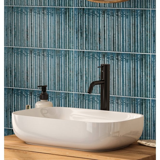 Bellagio Blu Kit Kat 15cm x 30cm Wall Tile