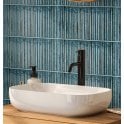 Bellagio Blu Kit Kat 15cm x 30cm Wall Tile