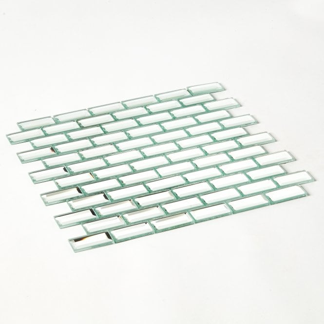 Bevel Mirror (2.5cm x 5cm) 30cm x 30cm Mosaic Tile