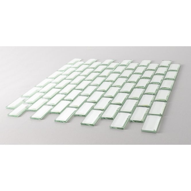 Bevel Mirror (2.5cm x 5cm) 30cm x 30cm Mosaic Tile