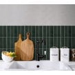 Bexley Sea Blue 31.5cm x 19.8cm (6cm x 19.5cm) Mosaic Tile