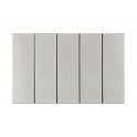 Bexley White 31.5cm x 19.8cm (6cm x 19.5cm) Mosaic Tile