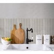 Bexley White 31.5cm x 19.8cm (6cm x 19.5cm) Mosaic Tile
