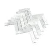 Bianco Venito Carrara Honed Marble 22.7cm x 28.1cm Herringbone Mosaic Tile