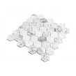 Bianco Venito Statuario Honed Marble 29.8cm x 30.5cm Hexagon Mosaic Tile