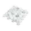 Bianco Venito Statuario Honed Marble 29.8cm x 30.5cm Hexagon Mosaic Tile
