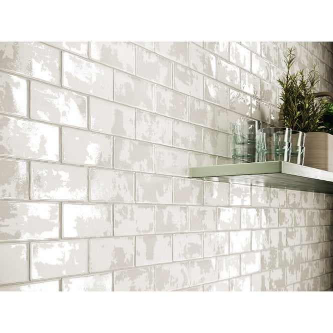 Biarritz Blanco 7.5cm x 15cm Wall & Floor Tile