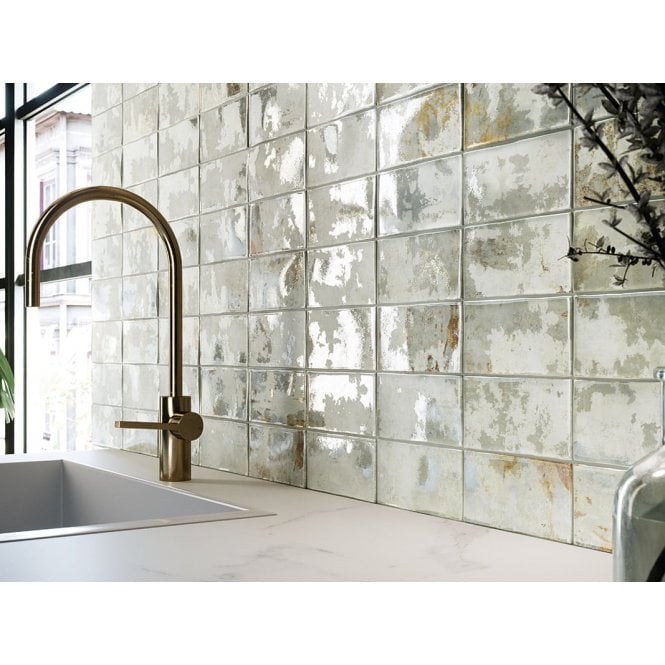 Biarritz Green 7.5cm x 15cm Wall & Floor Tile