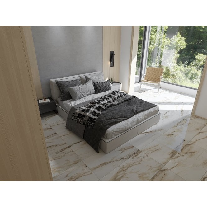 Bilbao Gold Matt 42.7cm x 86.2cm Wall & Floor Tile
