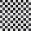 Black and White Chequer Gloss (2.3cm x 2.3cm) 30cm x 30cm Mosaic Tile