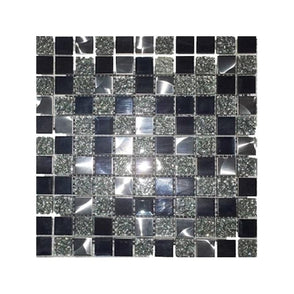 Black Diamond 30cm x 30cm Mosaic Tile