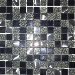 Black Diamond 30cm x 30cm Mosaic Tile