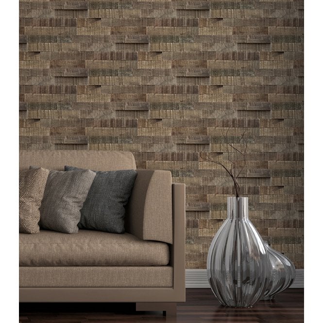 Black Forest Wood 15cm x 60cm Peel & Stick Panel Tile