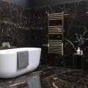 Black & Gold Marble Effect 60cm x 120cm Wall & Floor Tile