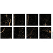 Black & Gold Marble Effect 60cm x 60cm Wall & Floor Tile