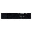 Black Laser Sparkle 4.7cm x 24.8cm Border Tile