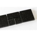 Black Laser Sparkle 4.7cm x 24.8cm Border Tile