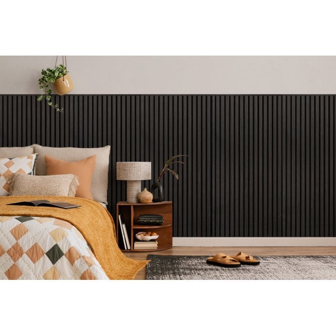 Black Oak Acoustic Wood Panel 120cm x 60cm x 21mm