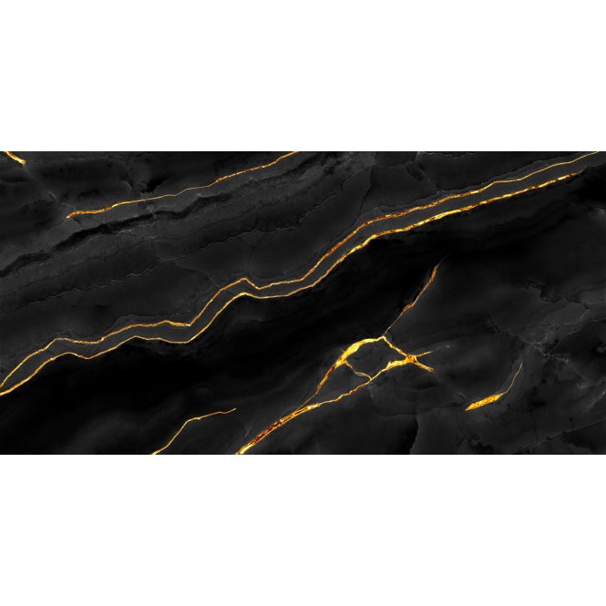 Black Onyx Gold Polished 60cm x 120cm Wall and Floor Tile