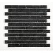 Gulfstone Black Opal Quartz Brick 30cm x 30cm (4.8cm x 2.3cm) Mosaic Tile