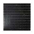 Gulfstone Black Opal Quartz Mosaic (2.5cm x 2.5cm) 30cm x 30cm Wall Tile