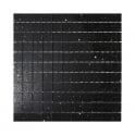 Gulfstone Black Opal Quartz Mosaic (2.5cm x 2.5cm) 30cm x 30cm Wall Tile