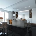 Black Quartz 60cm x 60cm Wall & Floor Tile