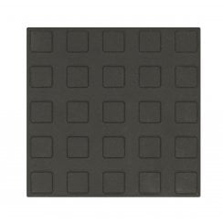Black with Square Studs 14.6cm x 14.6cm Floor Tile