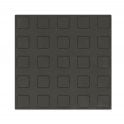 Black with Square Studs 14.6cm x 14.6cm Floor Tile