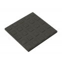 Black with Square Studs 14.6cm x 14.6cm Floor Tile