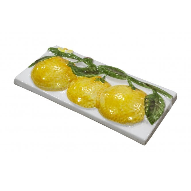 Heckstream Blanco Naranja 7cm x 15cm Border Tile
