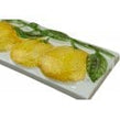 Heckstream Blanco Naranja 7cm x 15cm Border Tile