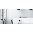 Bouquet Tiles Block White 12.6cm x 38.2cm Wall Tile