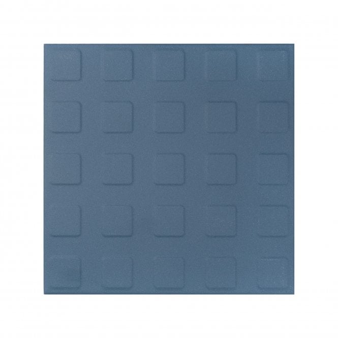 Blue with Square Studs 14.6cm x 14.6cm Floor Tile