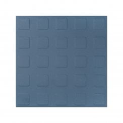 Blue with Square Studs 14.6cm x 14.6cm Floor Tile