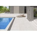 Bodo White 60cm x 120cm x 2cm Slab Outdoor Tile