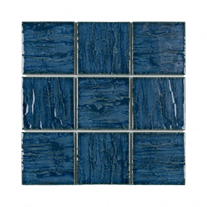 Bondi Blue 30cm x 30cm (9.5cm x 9.5cm) Mosaic Tile