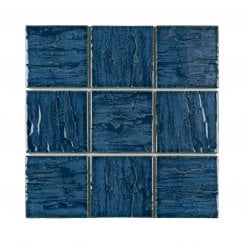 Bondi Blue 30cm x 30cm (9.5cm x 9.5cm) Mosaic Tile
