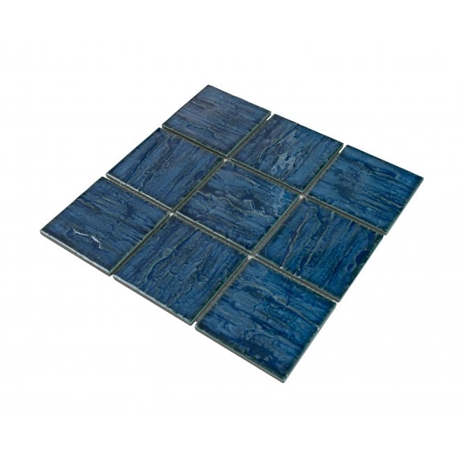 Bondi Blue 30cm x 30cm (9.5cm x 9.5cm) Mosaic Tile