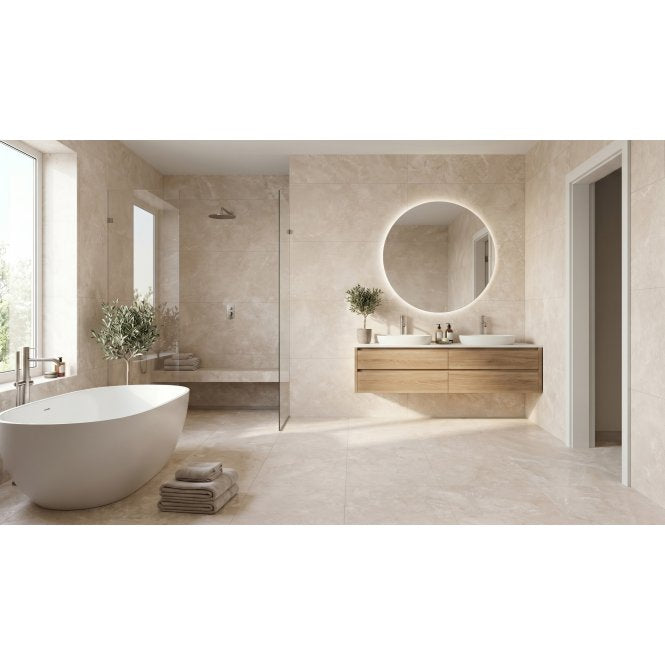 Bone Ivory Secura Matt 60cm x 120cm Wall & Floor Tile